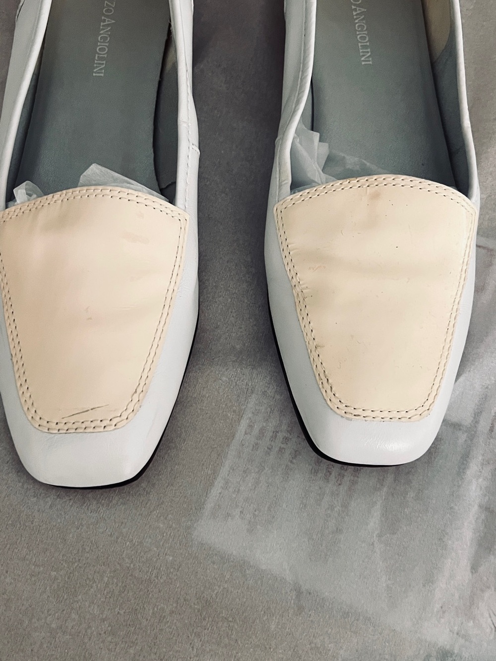 Enzo Angiolini Leather Spectator Loafer 9.5 - Picture 10 of 10
